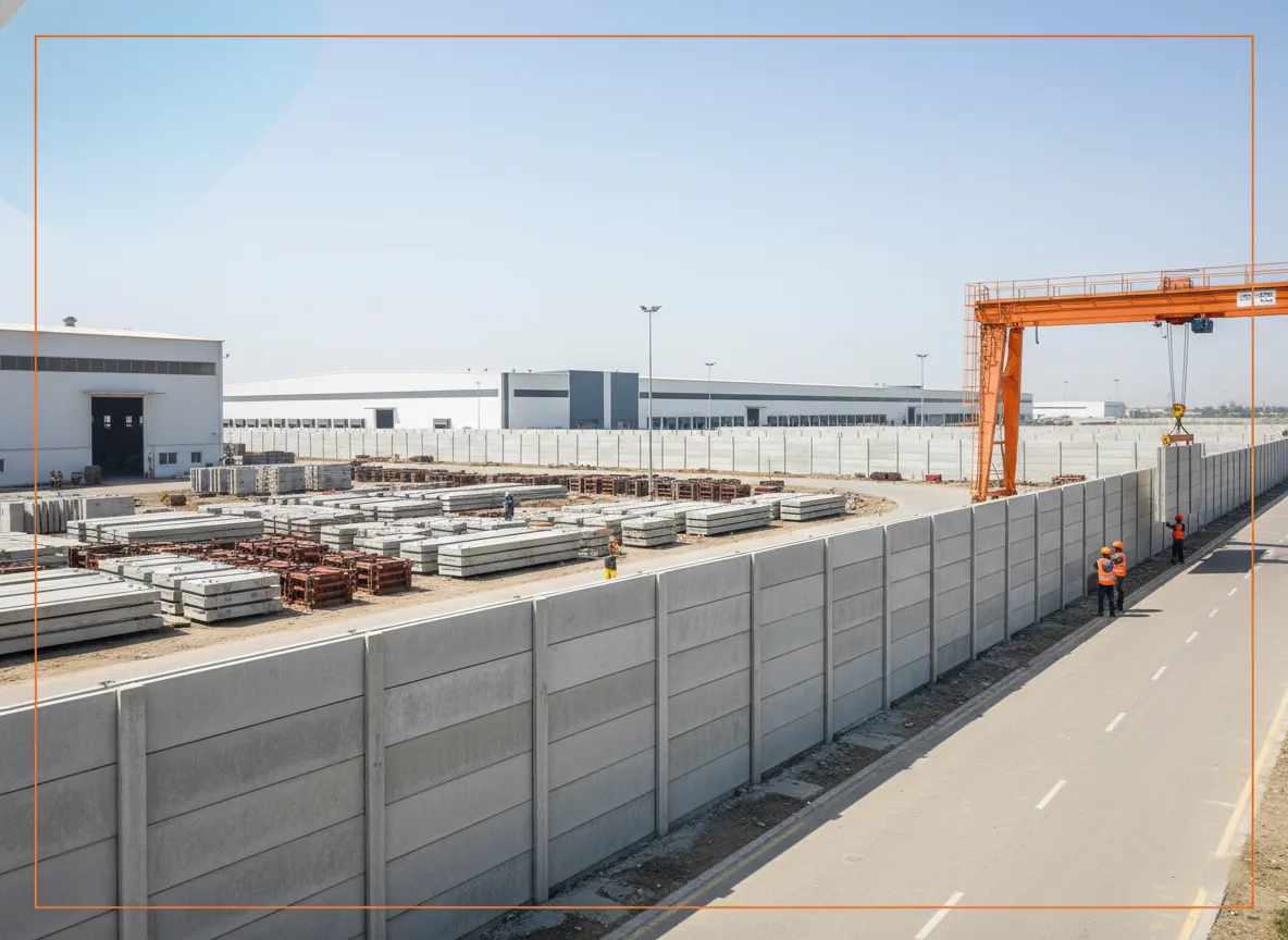 RCC Precast Boundary Wall Manufacturer in Faridabad